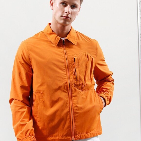 PAUL SMITH Orange Zip Jacket XXL NWT - Picture 5 of 6